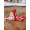 Antique bisquit elf, laying, h: 2,5 cm.