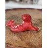 Antique bisquit elf, laying, h: 2,5 cm.