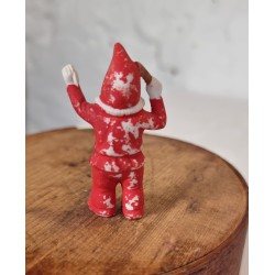 Antik bisquit nisse, dirigent, h: 6 cm.