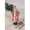 Antique Santa with a sledge, candycontainer, h: 14,5 cm (Santa)