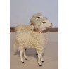 Tall sheep with necklace, h: 16 cm.
