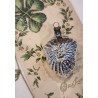 Old glass ornament, butterfly, h: 6 cm.