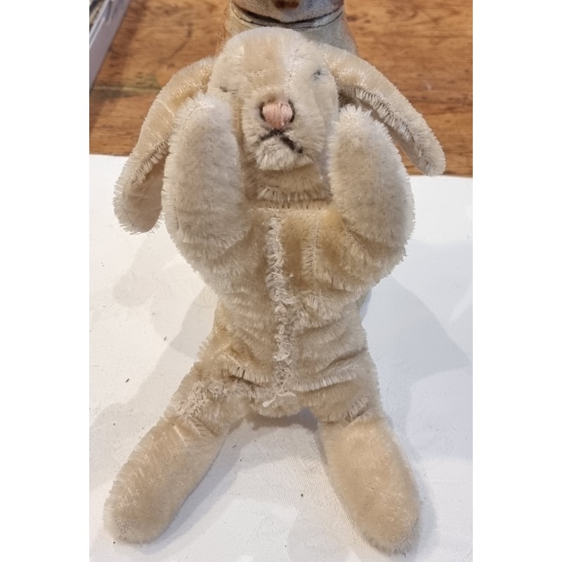 Old sleeping Steiff bunny, Floppy, l: 20 cm.