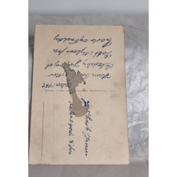 Old postcard, Santa on a goose, size: 14 x 9 cm.