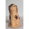 Gammelt lertøj, sparebøsse, hund, h: 13 cm.