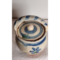 Old pottery, maternity potty, h: 25 cm.