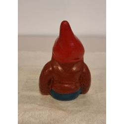 Old ceramic elf, sitting, h: 8,5 cm.