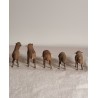 Antique sheep with "tuchstaub" surface, h:  4,5 - 5,5 cm (5x).