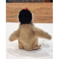 Small, old Steiff pinguin, h: 9 cm.