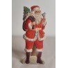 Antique Santa in cardboard, h: 25 cm.