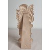 Antique Santa in cardboard, h: 25 cm.