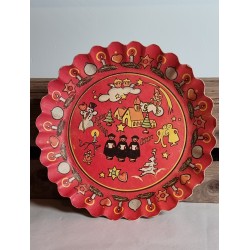 En gammel juletallerken,...