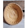 Antique pottery, pudding form, bird, size: 18 x 9 cm.