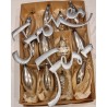 Antique Dresden cardboard, "Frohes Fest", size: 17 x 31,5 cm.