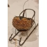 Antikt vatpynt, jordbær med blade, mål: 4 x 4 cm.