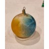 Antique glass ornament with gelatine, h: 5,5 cm.