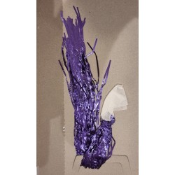 Old heavy tinsel, purple.