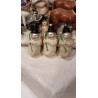 Antique glass ornament, snowman, h: 8 cm.
