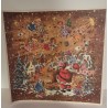 Gammel julekalender fra Krüger, mål: 28,5 x 29,5 cm.