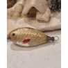 Antikt glaspynt, fisk, l: 8 cm.