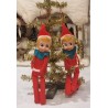 2 old unused Daells varehus elves, h: 22 cm (2x)
