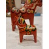 Small old swedish Dalar horse, h: 7,5 cm.