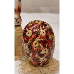 Antikt pap påskeæg med...