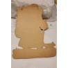 Antique scrap, Santa, h: 22 cm.