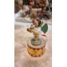 Old Wendt und Kühn angel with a horn, h: 6 cm.