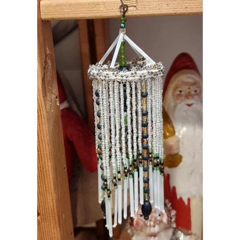 Antique glass hanger from Lauscha, h: 18 cm.