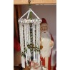 Antique glass hanger from Lauscha, h: 18 cm.