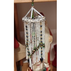 Antique glass hanger from Lauscha, h: 18 cm.