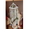 Antique glass hanger from Lauscha, h: 18 cm.