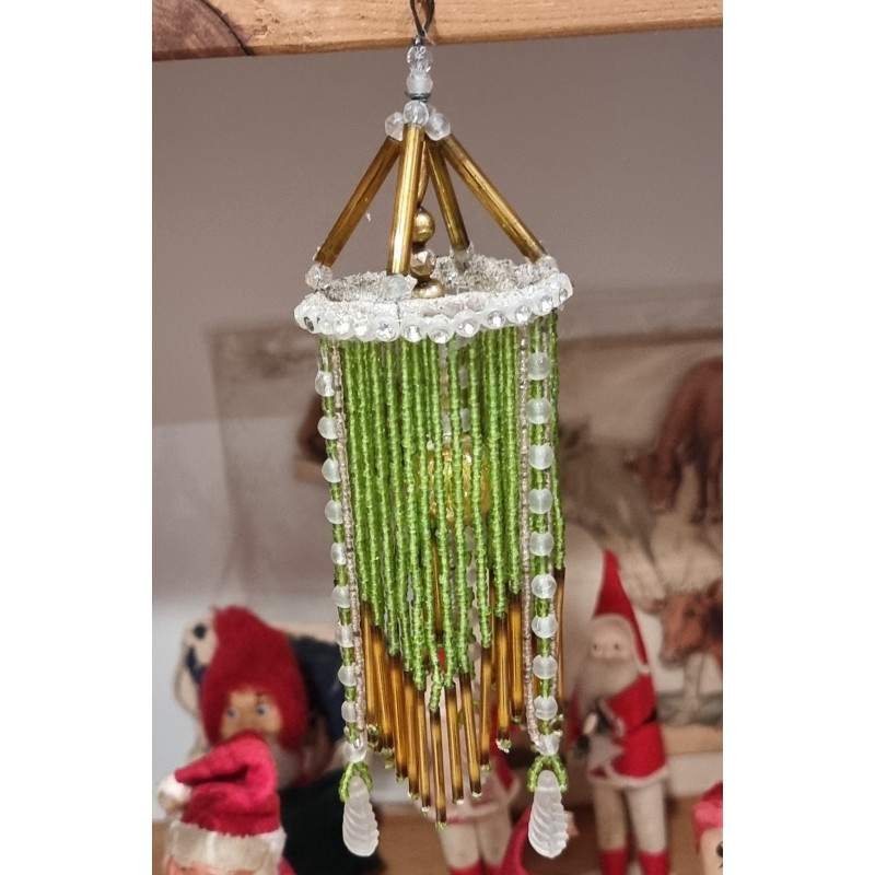 Antique glass hanger from Lauscha, h: 20 cm.