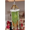 Antique glass hanger from Lauscha, h: 20 cm.