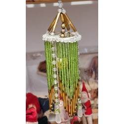 Antique glass hanger from Lauscha, h: 20 cm.