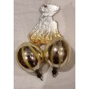 Antikt glaspynt, Faden glas fra Lauscha, h: 5 cm.