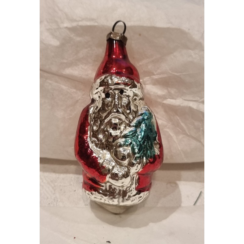 Gammelt glaspynt, julemænd, h: 7,5 cm.