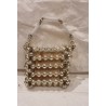Antique glass ornament, Lauscha, bag, h: 7 cm.