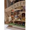 Old department store with goods..., prison work, size: 42 x 23 x 22 cm.