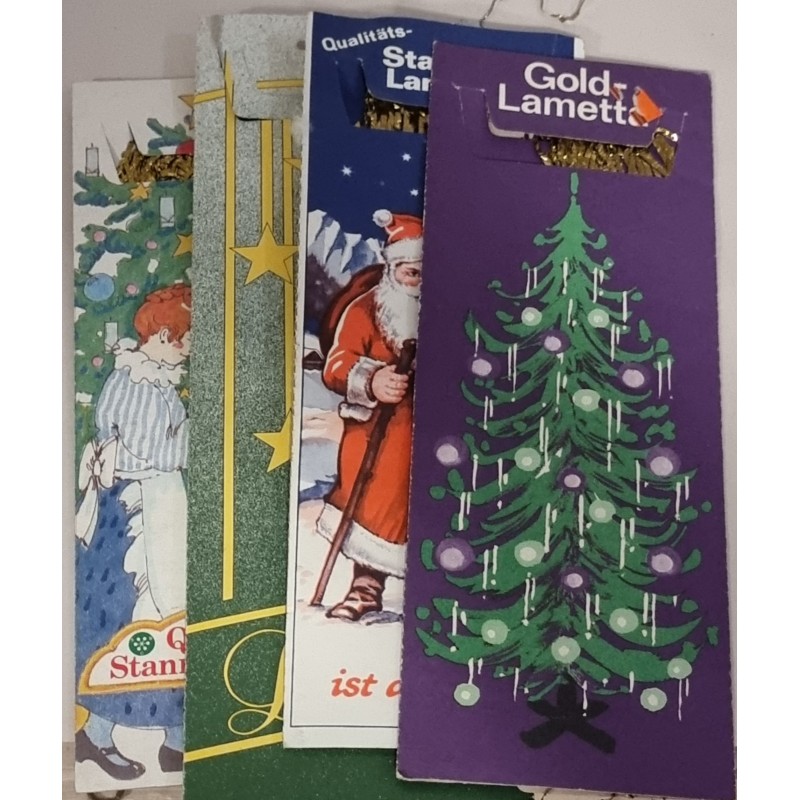 Old parcel orig. gold tinsel, heavy.