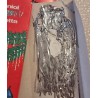 Old parcel orig. heavy silver tinsel.
