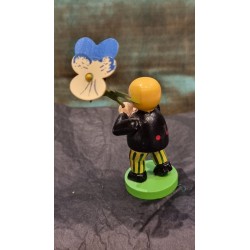 Old Wendt und Kühn figure, boy with flower, h: 6 cm. (figure).