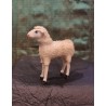 1 tall antique sheep, h: 9,5 cm.