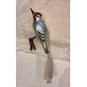 Antique glass ornament, woodpecker, l: 17 cm.