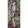 Antique glass ornament, woodpecker, l: 17 cm.