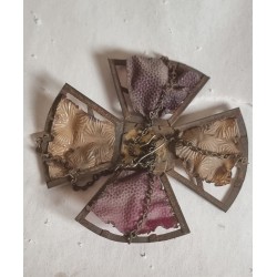 Antique candleholder, basket, h: 12 cm, incl. hanger.