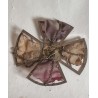 Antik lysholder, kurv, h: 12 cm incl. ophæng.