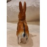 Antique Easter bunny, papier-mache, candycontainer, h: 15 cm.