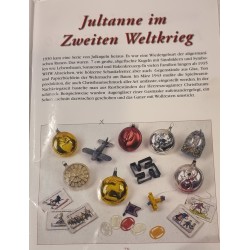 Jultanne Christmas ornament, Winter Hilfswerk, fr0m 1936, size: 4,8 x 3,6 cm.